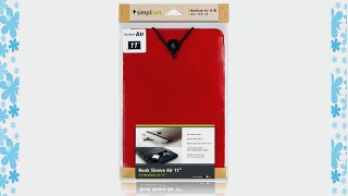 Y Book Sleeve for MacBook Air 11-Inch Red (TR-BSAIR11-RD/EN)