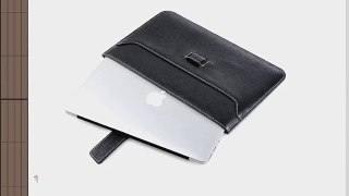 Simple style Leather Sleeve for 13.3 Samsung Ativ Book 9 Black