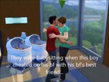 The Story Of Love Between 3 Boys... Sims Short Film