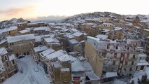 Casteltermini imbiancata di neve 31 dicembre 2014