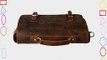 Kattee Vintage Genuine Cow Leather Briefcase Messenger Bag Fit 14 Laptop