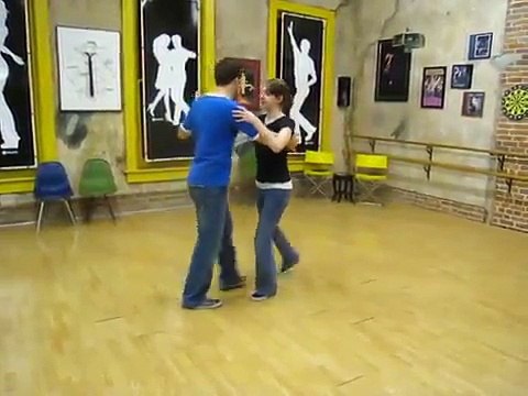 lindy hop, charleston, yo-yo with turn, jig kicks, swivels with variations