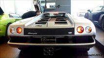 Lamborghini Diablo VT Loud Redline Engine Rev, Engine Starts Up, Aftermarket Exhaust and Idle