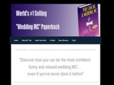 YOU CAN BE A WEDDING MC classic master of ceremonies handbook gets a facelift