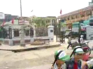 Traversée d'un petit village