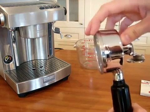 Sunbeam Cafe series coffee machine cleaning with espresso machine cleaning tablets