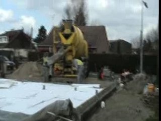 Arrivée camion toupie