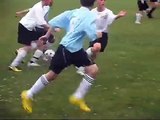 11 Year Old Footballer with No Look Passes and Footskills