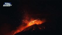 Mount Etna's eruption: volcano spews lava