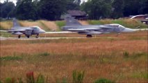 NATO Tiger Meet 2014 Hungarian Air Force Saab JAS-39C Gripen Take off from Schleswig/Jagel