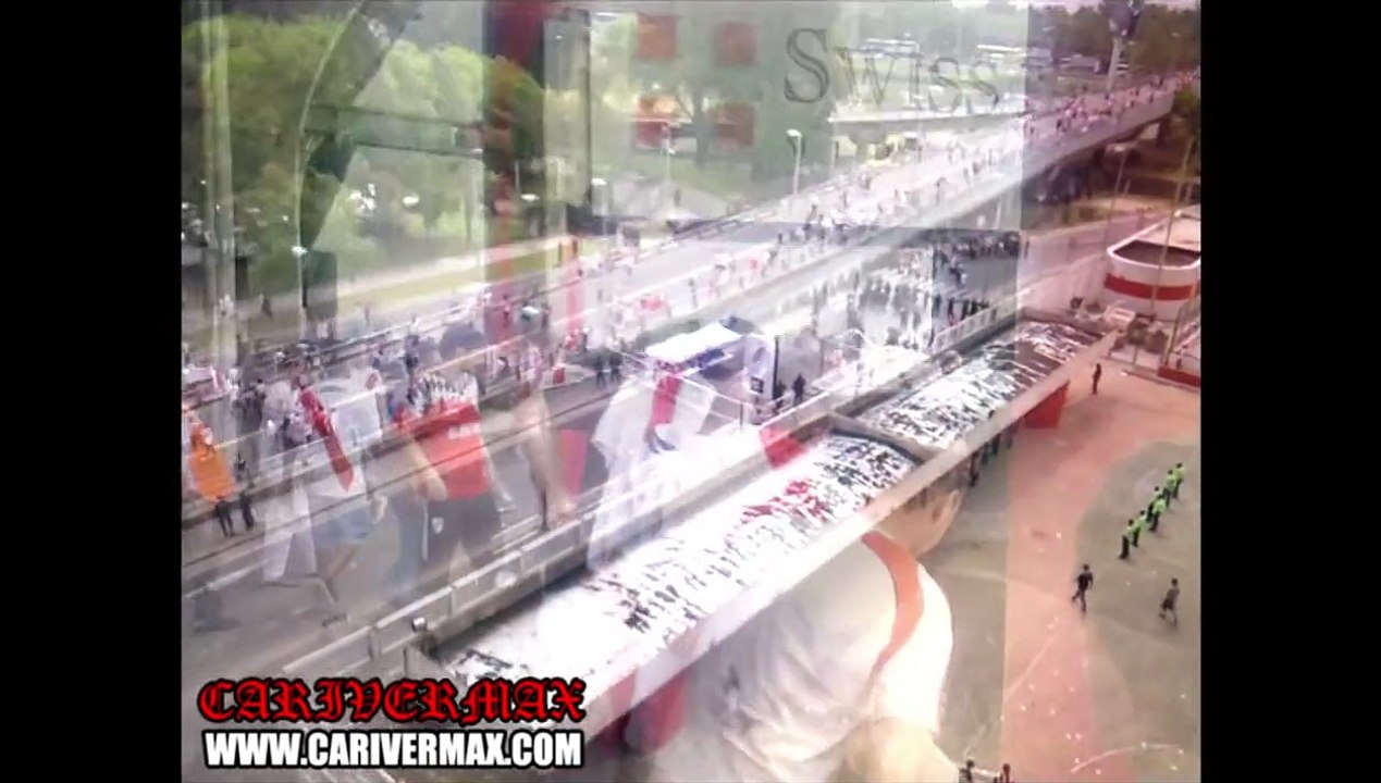 LLEGAN LOS BORRACHOS DEL TABLON AL MONUMENTAL RIVER VS BOCA 2012 POR MAXI O.