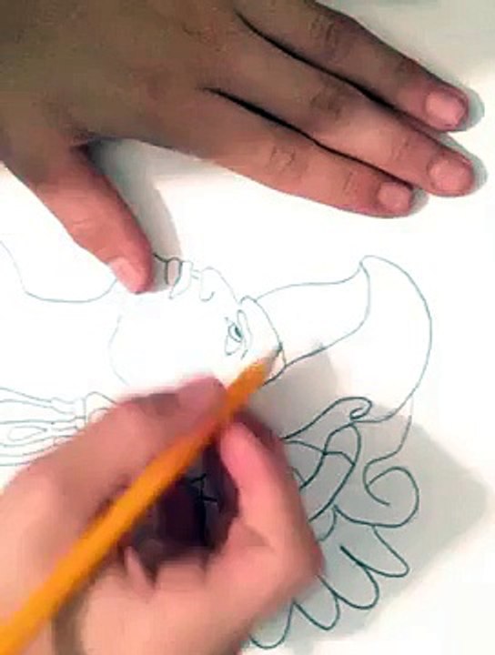 How to draw a Aztec person