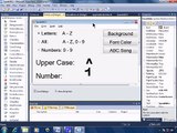 Visual Basic 2010 Express Tutorial 25 - Making A HelpBox Formatting Text & TextBox - SpeakABCs 9/11