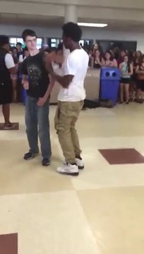Geek kid kills it during NY high school dance battle