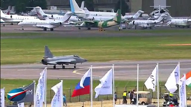Pakistan Air Forces JF-17 Thunder at Paris Air Show 2015 - Day 2 - June 16, 2015 Complete Video