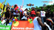 Centenares de miembros de la comunidad LGBT dominicana marcharon por la igualdad