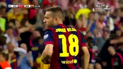 Leo messi vs ath final copa del rey 2015