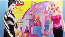 Disney Elsa Frozen Play Doh Magic Design Palace with Maleficent from Sleeping Beauty 1080p