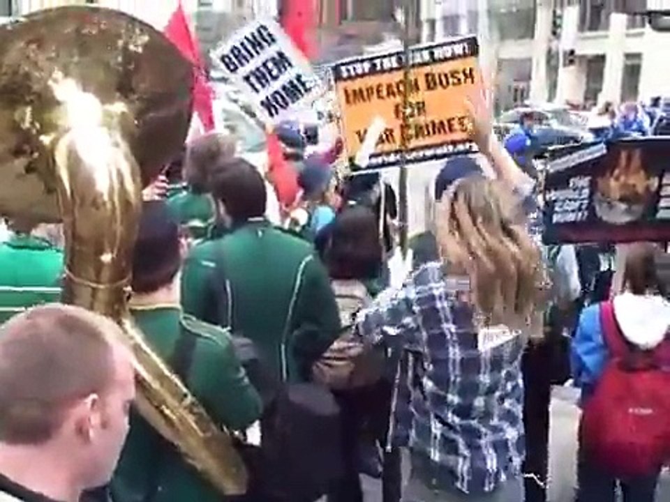 "five years too many" - Anti-War  Protest, March 19th, 2008