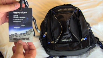 VMWorld 2014 - unpacking the backpack