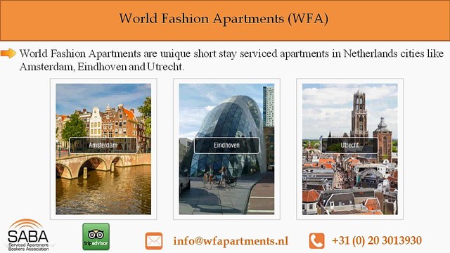 Full Equipped Serviced Apartments in Amsterdam, Eindhoven, Utrecht – World Fashion Apartments