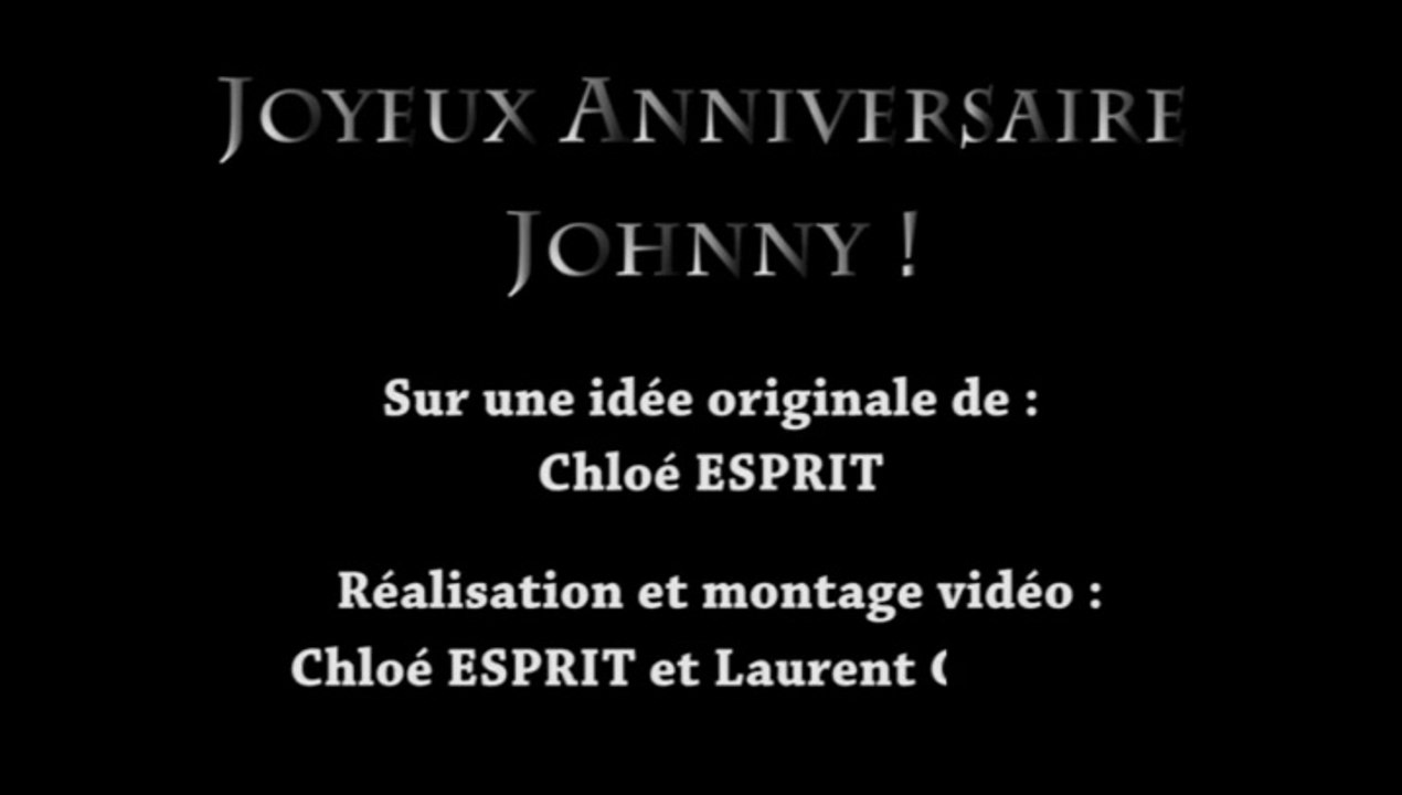 Joyeux Anniversaire Johnny Video Dailymotion