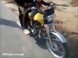 Little Kid Doing Amazing Stunt on Bike