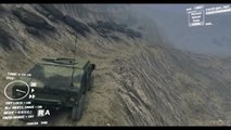 Spin Tires Ep1 Humvee VS Gaz MOD on Steep Mountain