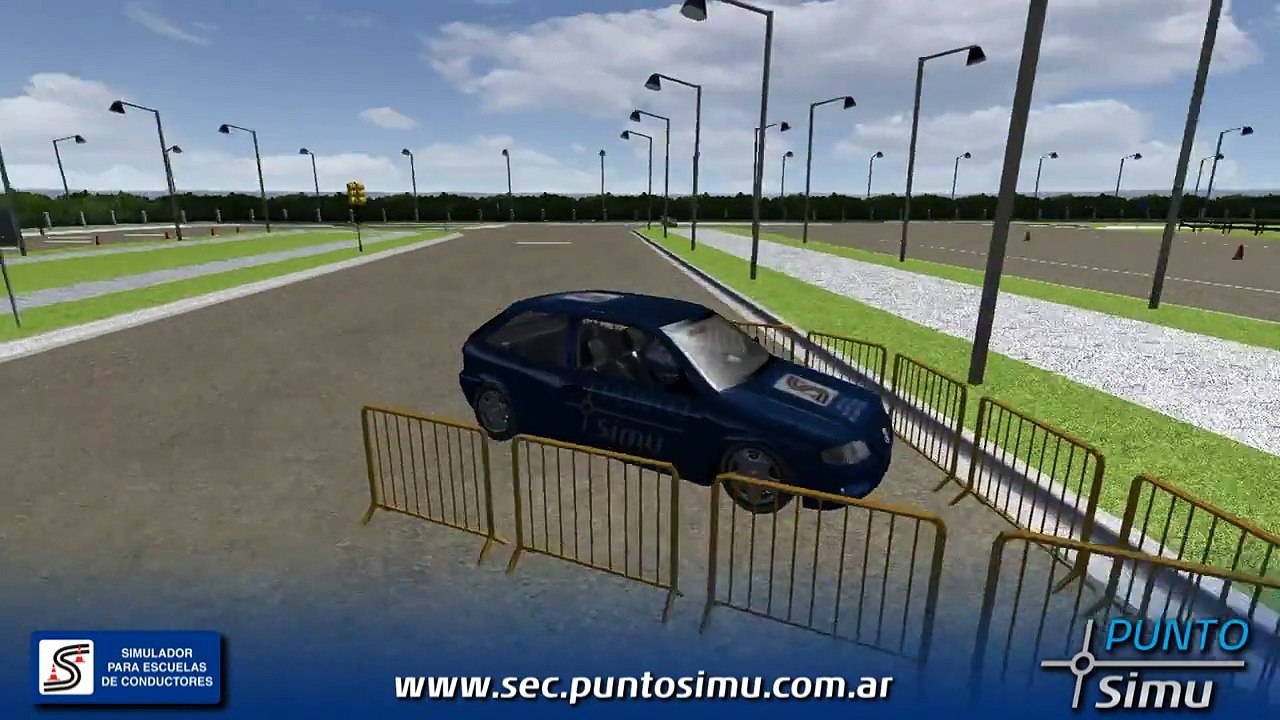 Simulador para Escuelas de Conductores (SEC): Circuito básico y Coche escuela