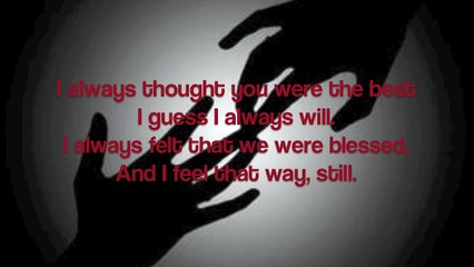 ONE FRIEND with LYRICS by DAN SEALS