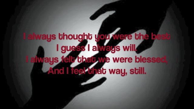 ONE FRIEND with LYRICS by DAN SEALS