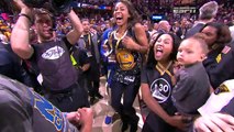 Stephen Curry Family Celebrates _ Warriors vs Cavaliers _ Game 6 _ June 16, 2015 _ 2015 NBA Finals