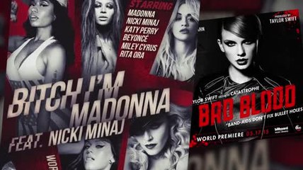 Madonna semble imiter le clip de Bad Blood avec sa propre vidéo