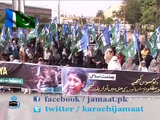 Huma Nishaane per Hain ! Women Protest For Burma in Karachi !