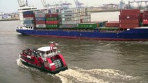 The Port of Hamburg and Journey North on the River Elbe, Germany - 14th September, 2014