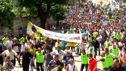 JSK : Marche pour le départ de Hannachi