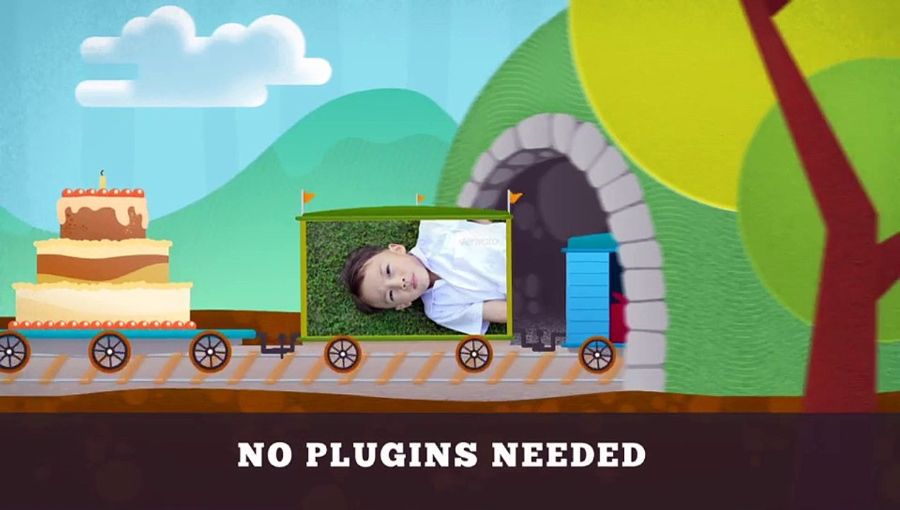 After Effects Project Files - Birthday Express Slideshow - VideoHive 9410478