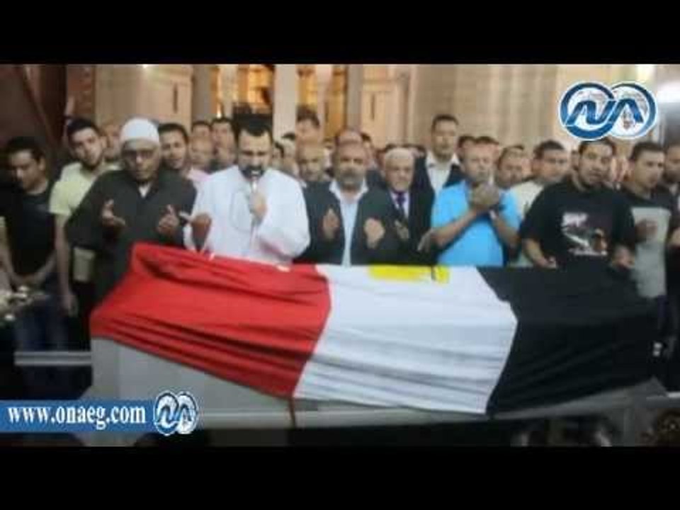 جنازة "مصطفى" شهيد المنوفية فى واقعة إختطاف سيارة إسعاف بسيناء