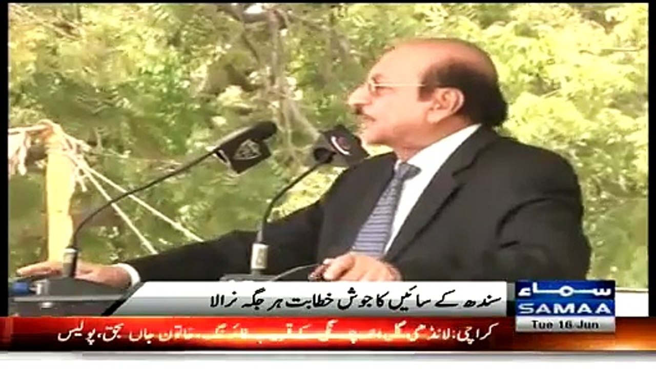 Is Baar Qaim Ali Shah Shahab Ne Mulk Ka Sadar Hi Badal Dala-New Blooper From Sain
