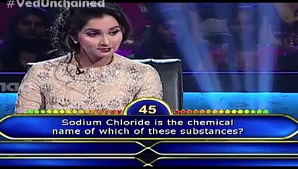 Response Of Sania Mirza On Easy Question In KBC Check Out The Video