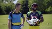 Kevin Pietersen and Chris Gayle challenge  to smash a drone out of the sky