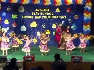 Dance Show By Children Of Akshara Play School, Gandhi Nagar, Hyderabad