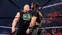 WWE Brock Lesner VS Seth Rolling Brawal Monday Night Raw 15 June 2015