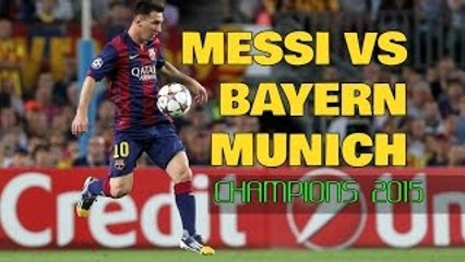Lionel Messi Amazing Dribble vs Jerome Boateng - (Barcelona vs Bayern 3-0)