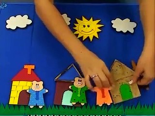 THREE LITTLE PIGS AND THE BIG BAD WOLF song for children letra na descrição Os três porqui
