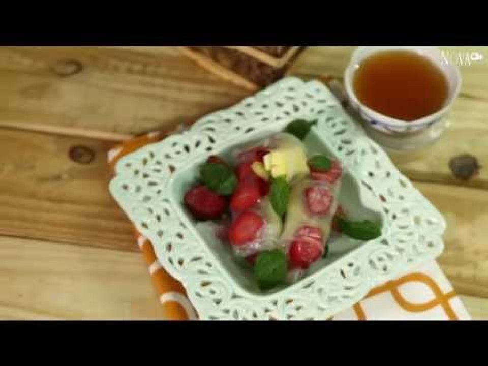 Cara Membuat Fruity Fresh Spring Roll