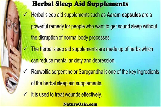 Herbal Sleep Aid Supplements, Get Your Insomnia Under Control