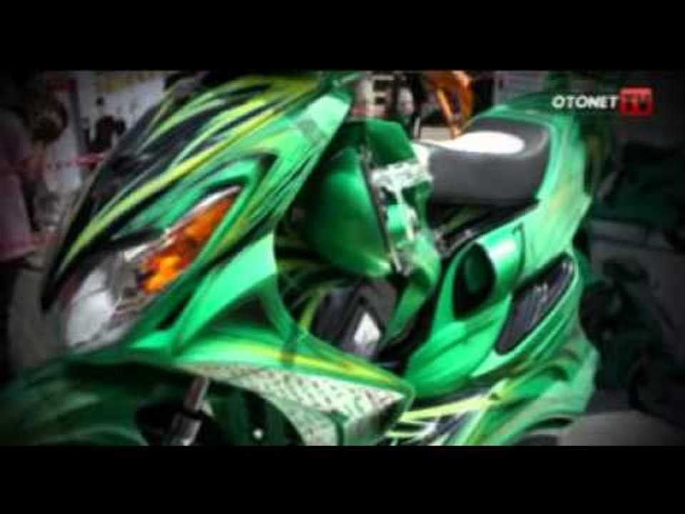 Otomotifnet   Kodok Hijau dari Bali Yamaha Mio Juara Cuzztomatic Region 1