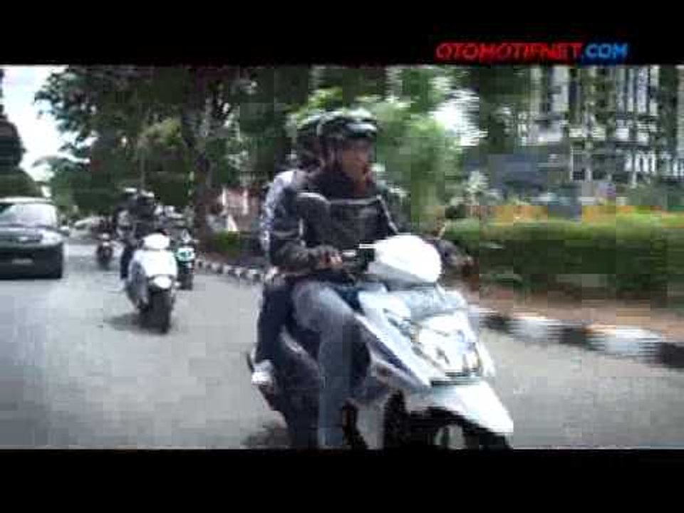 Otomotifnet - Konvoi Pre Launch Suzuki Hayate 125