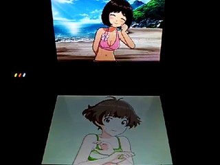 アイマスDS●秋月涼πタッチ 水着で愛,絵理とスモウ,温泉【プレイ動画】